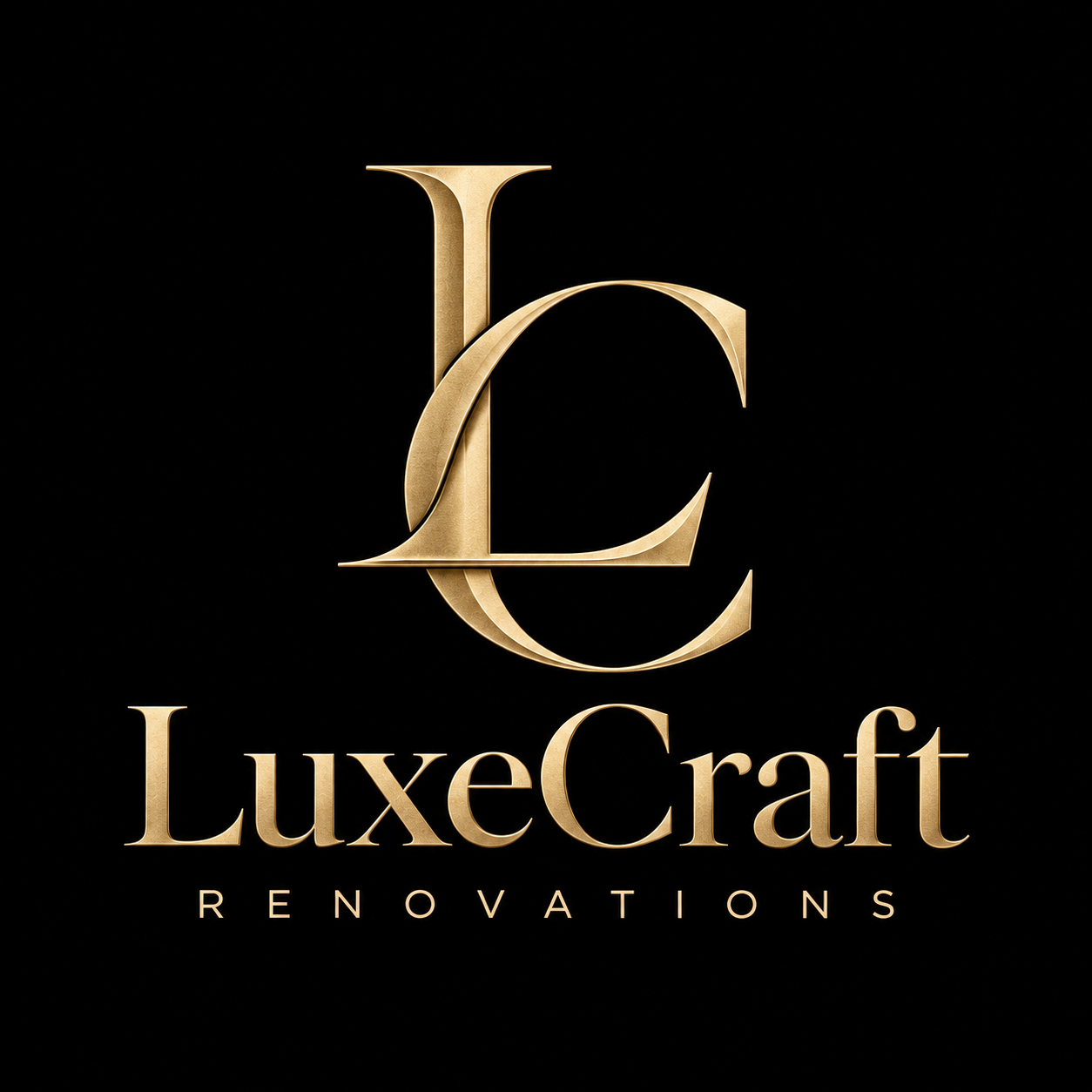 LuxeCraft Renovations logo